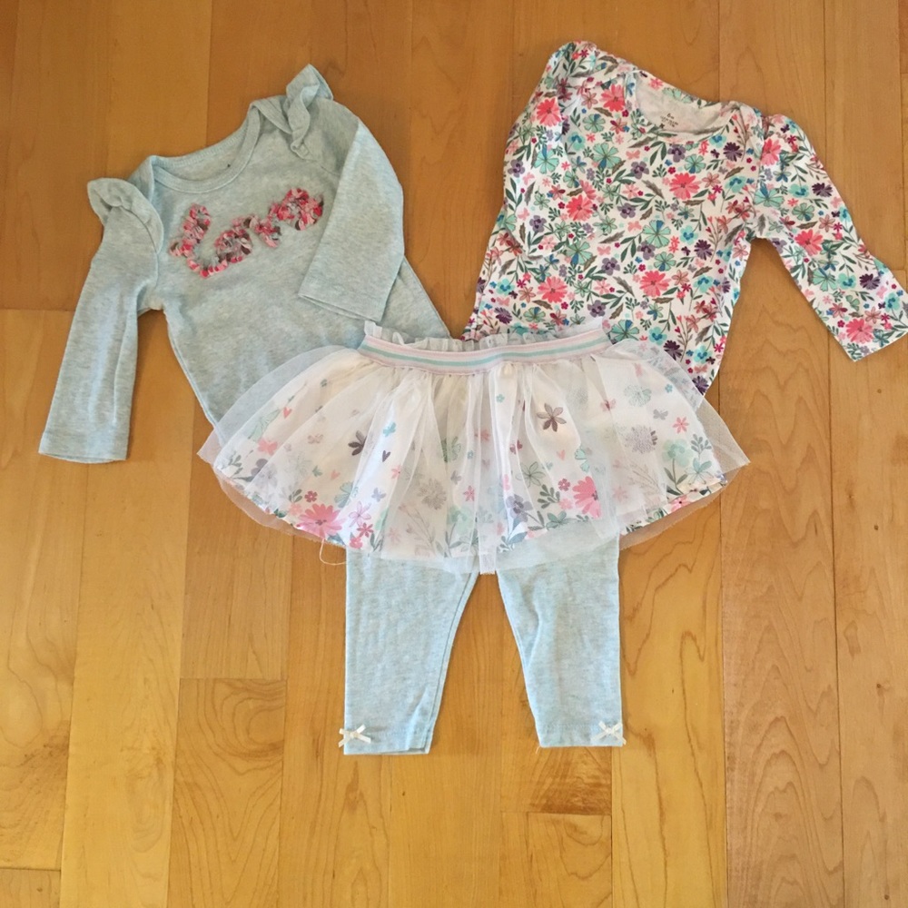 Floral 3 piece outfit